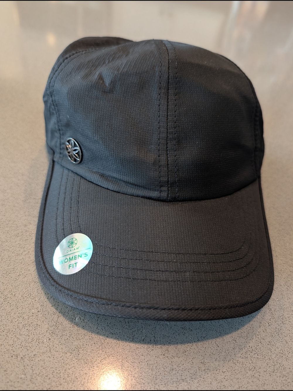 GAIAM Women's Black Performance Baseball Cap